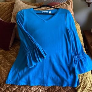 Isaac Mizrahi Live Knit Tunic Top Long Size XL